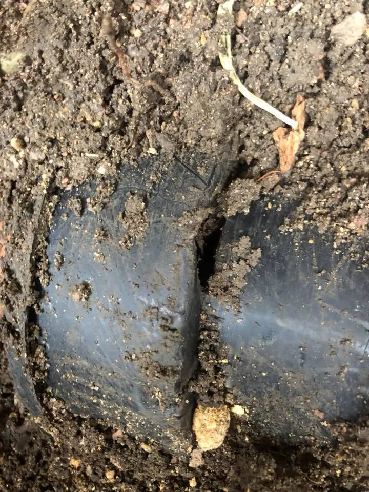 a close up of a tire in the dirt