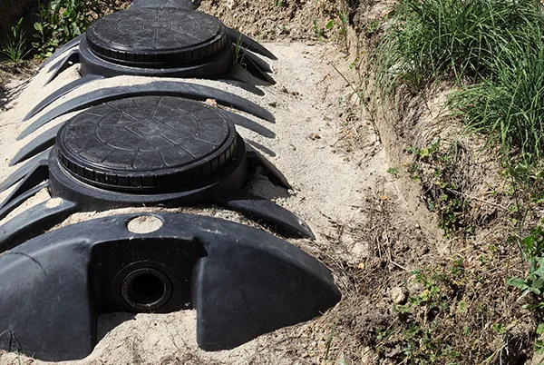 buried septic tank