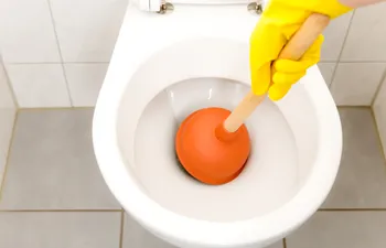 blocked toilet